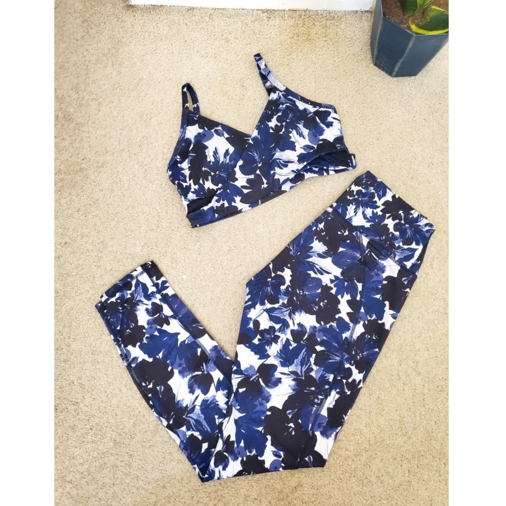 Fabletics high rise Blue leggings - S